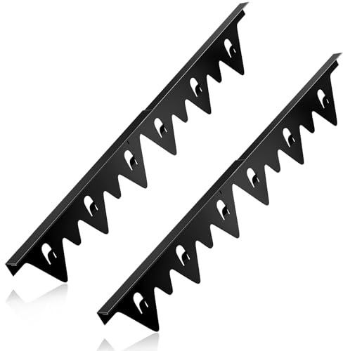 Stove Gap Covers Stainless Steel, 2Pack Retractable Length 13.8 to 27.5 Width 0.79, Heat-Resistant Stove Gap Filler & Range Trim Kit for Gaps Between Stove Top & Counter-Black