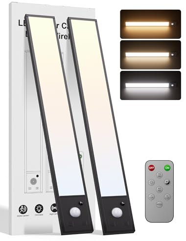 Tnight Unterbauleuchte Küche LED mit Bewegungsmelder,30cm Dimmbar Schrankbeleuchtung Lampe Küche Licht Aufladbar mit USB C,Schranklicht Lichtleiste Kabellos,Vitrinenbeleuchtung Magnetische