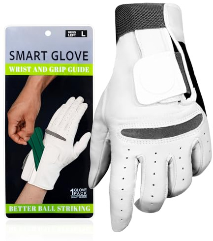 HPLSZCN Golf Gloves Guante Inteligente de corrección para Golf - Mejora tu Swing y técnica Green Beginner Gloves 001 (L)