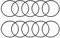 sourcing map 10 Stück Metrische Nitrilkautschuk O-Ringe Dichtung 35mm AD 32mm ID 1,5mm Breite