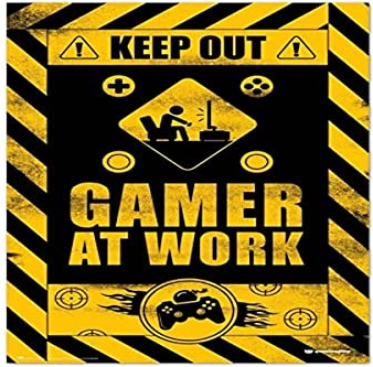 Grupo Erik Póster Gameration Gamer at Work - Lamina decorativa gamer/Póster Producto con licencia oficial