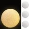 Cepewa LED Dekokugel 3er Set │ Kunststoff Metall Ø15cm weiß batteriebetrieben │ Stimmungslicht Gartendeko Crinkledesign (1 x 3er Set LED Kugel Ø15cm)