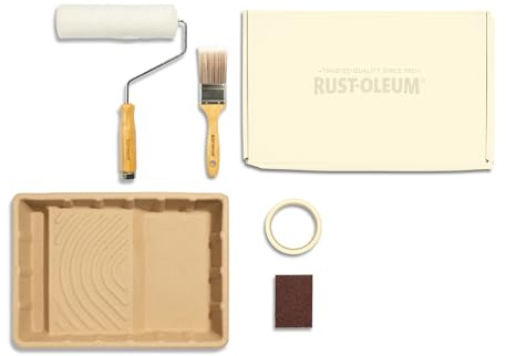 Rust-Oleum Ready to Roll - Eco Paint Kit (Large) - Chalky Floor Paint Elegant Whites