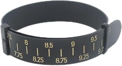 1 misuratore per braccialetti, strumento per misurare le dimensioni del polso, strumento di misurazione per braccialetti in plastica, strumenti e accessori per braccialetti di dimensioni gioielli
