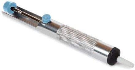 Velleman Pompe à dessouder puissante, fonctionnement manuel, gris/bleu