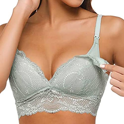 TBSCWYF Reggiseno per Allattamento Reggiseno per maternità Senza Fili Reggiseno Allattamento con Estensioni Extra del Reggiseno Allattamento per Le Donne Reggiseno Allattamento Senza Ferretto
