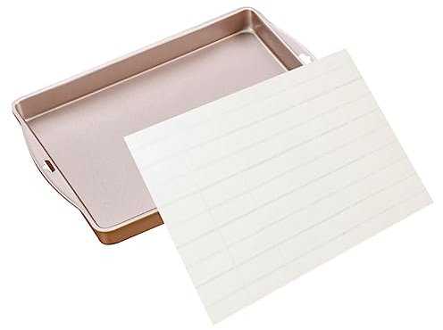 Garneck Nougat Baking Mold Rectangular Non-Stick Pastry Shaping Tray Professional Nougat Pastry Tools Set for Home Baking Cookie Dessert Mold