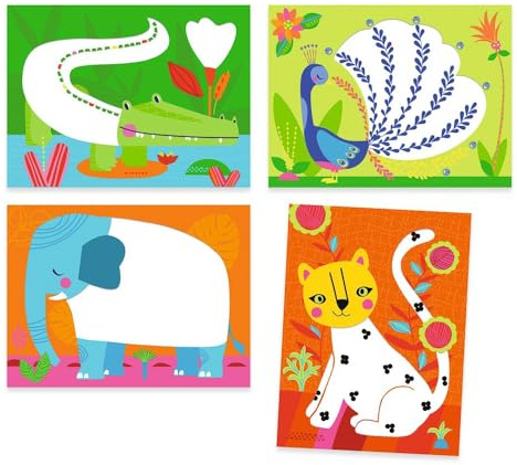 Coffret de Dessin à marqueurs Mousse des Points C'est Tout - Djeco