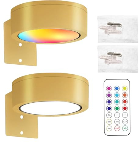 Biniveil Luces Para Cuadros Con Pilas Para Pared - Luz LED Magnética Para Pinturas Con Mando A Distancia,Lámpara Multifuncional Para Dormitorio Escaleras Pasillo Mesilla De Noche