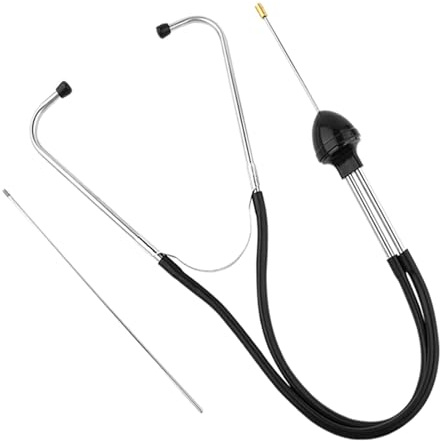 Engine Stethoscope Set, Automotive Mechanic Stethoscope Diagnostic Tool, Professional Automotive Mechanics Stethoscope, Car Engine Diagnostic Sensitive Hearing Tool for Cars, Trucks and Motorcycles