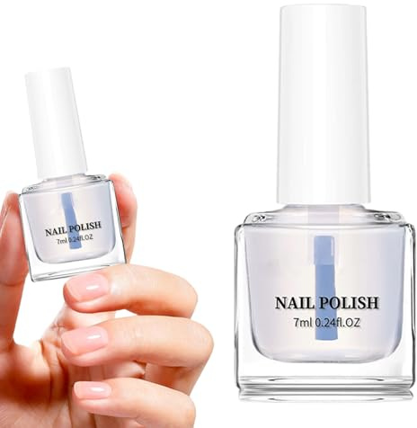 Gel Topplack för Nägel och Fingrar Med Hög Glans Genomskinlig Och | Bottenlack För Nagel 7ml Manikyr Gel Glans Färgskydd Motståndskraftigt Mot Chip för Kvinnors Nagelvård i Skönhet