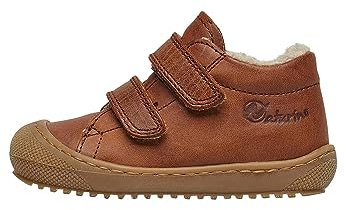 Naturino Racoon VL-Lauflernschuhe mit Wollfutter, Cognac 21