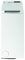 Whirlpool TDLR 6240S IT – Lavatrice 6 Kg, Carica dall’Alto Slim, Libera Installazione, 1200 Giri/min, Classe C, 6° SENSO, Energy Saver, FreshCare, 40 x 60 x 90 cm