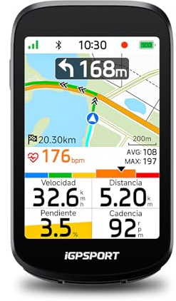 iGPSPORT BSC500 GPS Bicicleta, Navegación con Mapa,Pantalla Táctil de 3,3