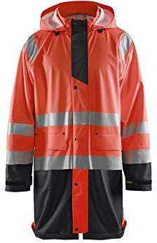 'blakläder 432420005599l Advertencia Chaqueta Impermeable de niveles 1, Rojo/Negro, L