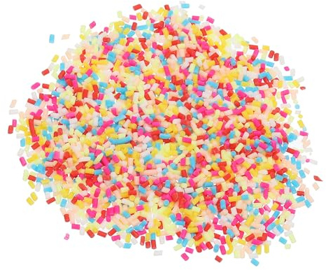 PATIKIL 120g Coriandoli Finti Colorati Granelli Finti Argilla Colori Misti