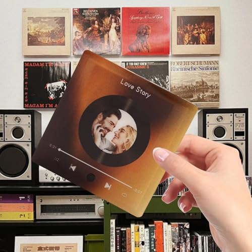 SUNZWO Magneti da frigorifero musicali - Magneti musicali per frigorifero, magnete da frigorifero, magnete musicale divertente e lettore di canzoni per la cucina