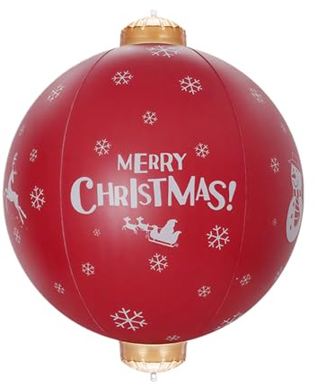 Julklapp - Uppblåsbara bollar för trädgården, festtillbehör, dekorativt