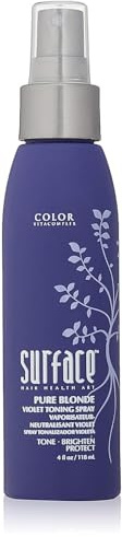 SURFACE Hair - Pure Blonde Violet Leave-In Toning Spray - Tones, Brightens & Protects Hair - 4 fl oz