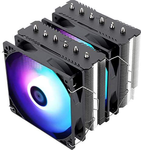 Thermalright Peerless Assassin 120 SE ARGB Refroidisseur d'air CPU, 6 caloducs refroidisseur de CPU, double ventilateur TL-C12C-S PWM, technologie AGHP, pour AMD AM4 AM5/Intel 1700/1150/1151/1200