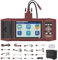 MRCARTOOL Motorrad Diagnosegerät OBD2 Motorrad Scanner für 70+ Motorradmarken, Motorrad Diagnose Fehlerspeicher mit 5 RGB-Display, Volle Systemabdeckung, Echtzeit-Aufzeichnung, Druckbare Berichte