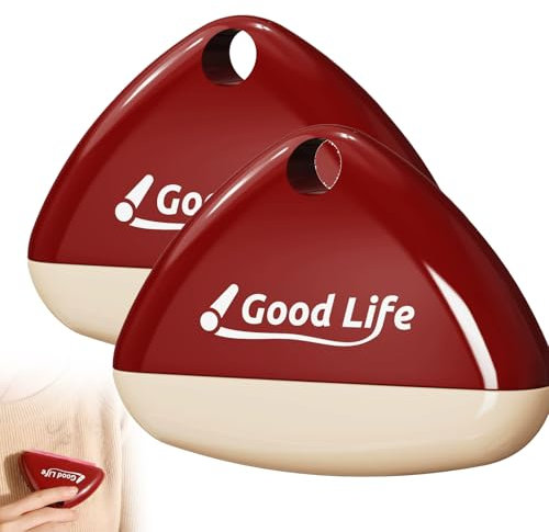 Rodillo Good Life de 2 unidades, rodillo portátil para quitar el polvo, adhesivo, reutilizable y lavable, para quitar el pelo de mascotas, para ropa, muebles, perros y gatos, removedor de pelo portáti