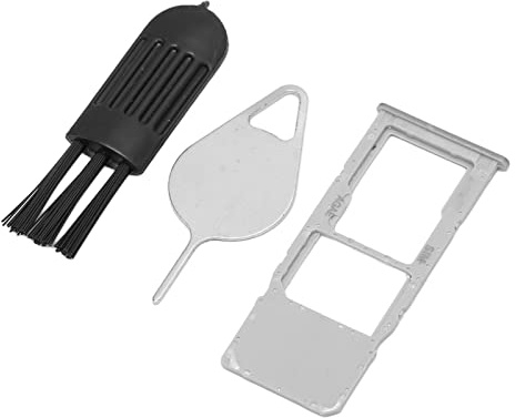 BONKZEBU Professionell SIM-kortplats Byte Av Hållare Lätt Att Installera för A51 A515U, Version med Enkel SIM-kort (Silver)