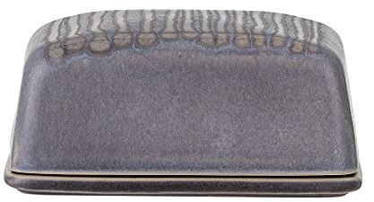 Bloomingville Butterdose Raben, grau, Keramik