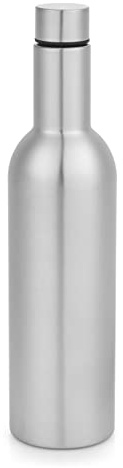 Homiu Double Walled Vacuum Insulated Bottle Flask Bottle 750ml Silver Stainless Steel Water Bottle Hot and Cold Drinks Tea Coffee Travel