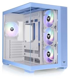 Thermaltake View 380 TG ARGB | Mid Tower Chassis | 25 Jahre Hydrangea Blue Limited Edition