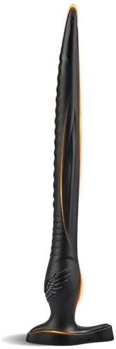 BDSMAGE 30cm Superlargo Plug Anal Butt Plug, juguetes eróticos para pareja sexuales, dilatador anal consoladores, Apariencia de pájaro carpintero, Sex toy pour Femmes Hommes (Negro, S)