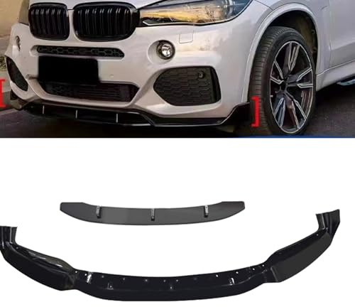 Frontstoßstange, untere Spoilerlippe, Karosserie-Kit für BMW X6 F16 M Sport 2015–2019, 4 Stück