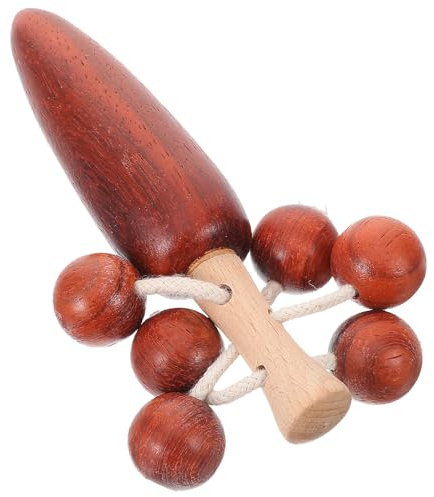 Main en Bois Marron pour Bébés et Garçon et Filles | Éveil Musical, Prise Facile pour Petites Mains, Favorise L’écoute, Jeu Interactif au Quotidien