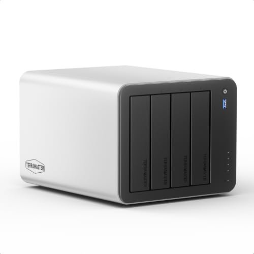 TERRAMASTER F4-425 Pro Almacenamiento NAS: 4 bahías, Intel N305 8 núcleos, 8GB RAM, Dual 5GbE LAN, 3 Ranuras M.2, Tos 7 IA nativa y OpenClaw, Servidor Multimedia(Sin Discos)