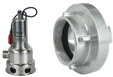 T.I.P. Schmutzwasser Tauchpumpe Edelstahl Extrema 500/13 Pro + C-Storz-Kupplung