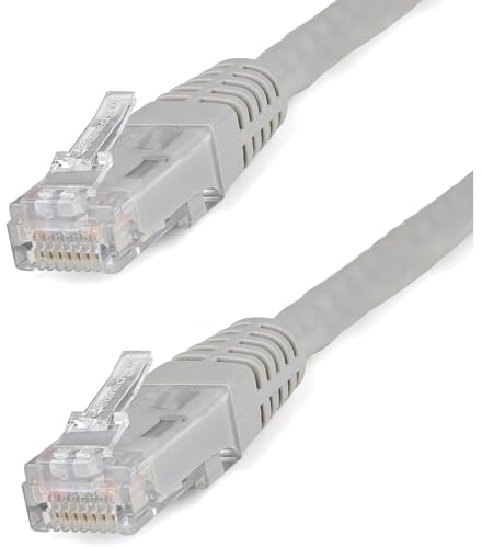 StarTech.com Câble de raccordement moulé Cat 6 Gris 15 m (Import Royaume Uni)