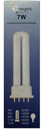 Energetic Lighting YDW7-U - Ampoule 2G7 7W 350lm L=120mm - économie d'énergie - longue durée