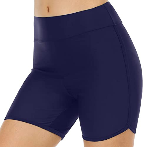 Pantalones cortos de baño para mujer con curvas brasileñas para piscina, pantalones cortos de surf de mujer de baño slip bañador curvy playa brasileña bañador mujer falda de natación mujer curvy, Dark