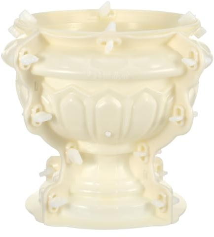 BESPORTBLE Stampo in calcestruzzo in plastica per la fabbricazione di vasi da fiori stampo in calcestruzzo stampo vaso di fiori stampo per la fabbricazione di vasi per piante per la decorazione del