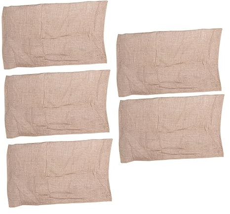 Cabilock Sacco Portaoggetti in Juta Multifunzionale Da 40x60 Cm Per Frutta E Verdura Set Da 5 Pezzi