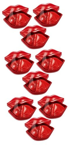 Ipetboom 3 Sätze Lippenmaske Propylenglykol Propylenglycol Lippenreparaturmaske Ceratin Lippen Pflege Lippenpflegemaske Lippen-schlafmaske Lippenpads Lippenmembran Vlies Rot 60 Stück * 3