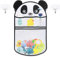 GIDWRIY Sacca Porta Giochi Doccia,Organizzatore per Giocattoli per Vasca,Bath Rete Giocattolo,Borsa del Giocattolo del Bagno,Sacca a Rete Portaoggetti da Appendere con 2 Ganci per Bambino-Panda
