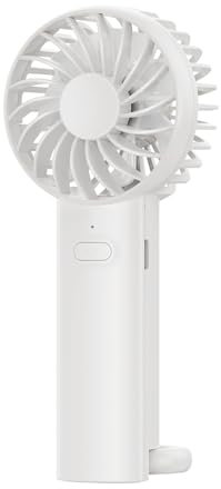 SHYOSUCCE Mini ventilateur manuel avec 3 vitesses réglables, Mini Ventilateur USB portable pour la maison, le bureau, l'extérieur et les voyages (Blanc)