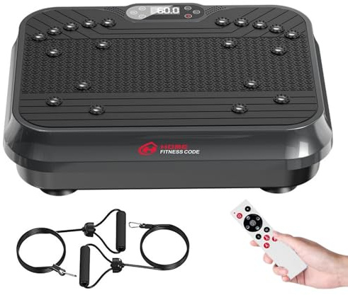 GartistGo Vibration Plate Exercise Machine, 2026 Vibration Platform with resistance Rope, 250-Speed Adjustable, For Whole Body Workout