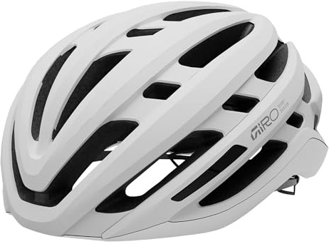 Giro - Agilis MIPS Helme - Erwachsene Unisex - Schutzausrüstung, Fahrradhelm, Rennradhelm, Rennrad-Schutzhelm, Matt Weiß, L