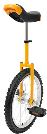 chennnls Monocycle de 18 Pouces pour Le Sport, monocycle réglable, entraînement d'équilibre pour 5 à 60 Ans, Cadre en Acier au manganèse, capacité de Charge jusqu'à 75 kg