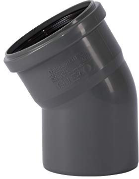 Ostendorf 174110 HTsafe Bogen, Grau, dn 90 30 grad