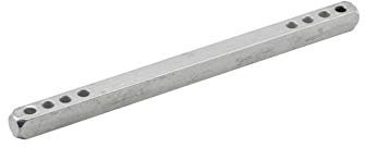 THIRARD - Accessoire carré percé pour porte intérieure, carré 6x100mm
