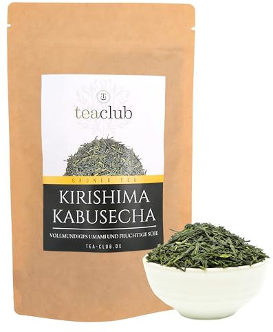 Kirishima Kabusecha 100g, First Flush Kabuse Sencha Grüner Tee Japan, Grüntee Lose TeaClub Green Tea