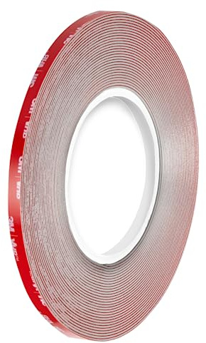 Dpm Tapes - VHB LSE110 - Cinta Adhesiva de Doble Cara en Espuma Acrílica - Resistente al Agua, a Altas y Bajas Temperaturas, Vibraciones e Impactos - Automóviles, Hogar, Deportes (5 mm x 3 m)